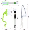 thumbnail image 2 of 6pcs Window Groove Cleaning Tool, Hand-held Window Door Track Groove Corner Gap Cleaning Brushes For Sliding Door/shutter/car Vents/air Conditioner/ke, 2 of 5