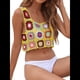 thumbnail image 3 of Top Corto de Crochet para Mujer, Estilo Bohemio, de Verano, Sin Mangas, de Punto Calado, Estilo Floral Y2K Amarillo One Size, 3 of 9