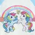 thumbnail image 3 of My Little Pony Girls Pajamas Set Unicorn Graphic Top and Pants 2-Piece Blue Sleepwear Outfit Toddler Kids 2T, 3 of 10