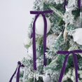 thumbnail image 6 of 5'' Purple Bow with Long Tail, 24 Piece Velvet Christmas Bows for Wreaths Already Made, Premade Pretied Bows for Treat Bags, Christmas Tree, Gift Wrapping, Party Favor, Crafts, Wedding, 6 of 18