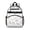 Unicorn and Cloud, variant on Cow Print Pattern Backpack for School, Cute School Bag with Adjustable Shoulder Straps and Padded Back, 15.25"x11.5"x5.25"