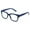 Navy, variant on Newbee Fashion - Clear Frames Nerd Geek Squared Simple Fashion Clear Glasses
