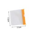 thumbnail image 6 of 3PC Reusable Zippered Pill Pouch with Slide Lock Travel Pill Case for Medicine, Qtips & Small Items Compact Pill Bags for Trave Orange, 6 of 10