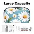 thumbnail image 3 of Daisy Oxford Cloth Waterproof Storage Pouch for Electronic Devices - 5.9x9.44x3.14 in - Ideal for Cord Organization, Cord Box, Travel Cord Case Small, 3 of 6
