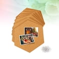 thumbnail image 1 of OULII 8Set Cork Notice Board for Wall Hexagonal Boards Modern Decor for Home Use, 1 of 4