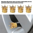 thumbnail image 4 of 4 tapas de válvula de neumático de rueda de diamantes de imitación para coche cubierta de aire de vástago de llanta de neumático automático (dorado) Ehuebsd http://w.neototem.com/image/581338.02/main/581338.02-1.jpg, 4 of 8