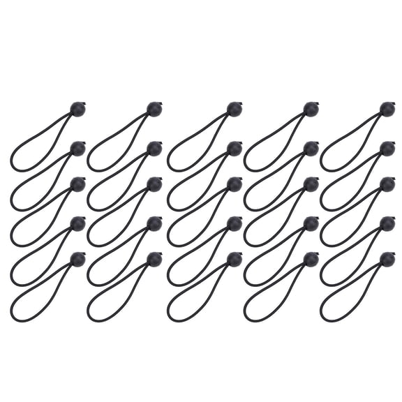 YAHHU 25‑Pack 15 cm Bungee Balls with 3.5 mm Elastic Rope – Versatile Outdoor Tie‑Down for Tents, Tarps, Cables & More