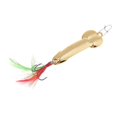 thumbnail image 1 of Señuelo de cuchara de pesca de fundición, cebos giratorios, cebo duro, cebos artificiales dorados 15g Sharpla Señuelo de cuchara de pesca, 1 of 7