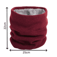 thumbnail image 2 of Bufanda de cuello de esquí de invierno, bufanda de tubo de polar, bufanda de anillo, 2 of 5