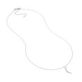 thumbnail image 4 of SZUL Women's 14K Solid White Gold Dainty Crescent Necklace, 4 of 6