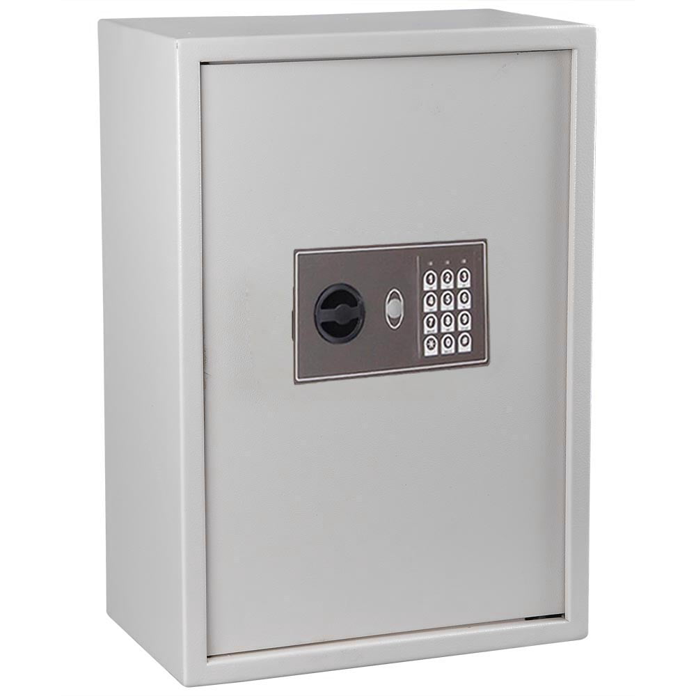 SL 65T 3 Shelf Safe Box Solid Steel Construction with Key Lock for Home Office 