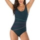 thumbnail image 4 of Augper Women's New Fashion Splicing Swimsuit Sexy Casual Bikini Piece Swimsuit, 4 of 8