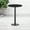 Black, variant on Emma + Oliver 30"RD Walnut Laminate Bar Table Top-18"RD Base