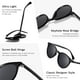 thumbnail image 3 of Gafas de sol clásicas vintage redondas polarizadas SUNGAIT SGT167-LHH, 3 of 6