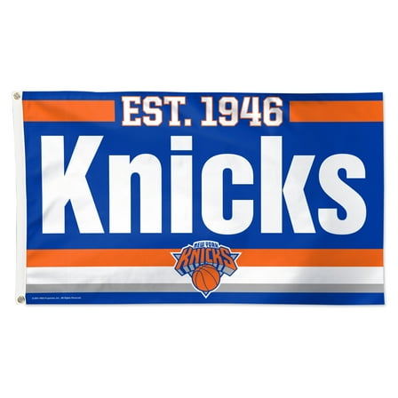 WinCraft New York Knicks 3' x 5' Single-Sided Franchise Establishment Deluxe Flag