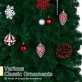 thumbnail image 5 of Pre-Lit 7.9ft Christmas Archway with 1,650 Branches, Warm White LED Lights, DIY Ornaments, Flat-Top Green PVC Arch for Indoor/Outdoor Holiday Decorations, 5 of 9