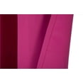 thumbnail image 3 of 2 Piece Short window blackout Curtain K54 hot pink solid color thermal panel for kitchen,office, bedroom same color in front and back 2 layered with grommet 28" wide X 54" length each panel, 3 of 4