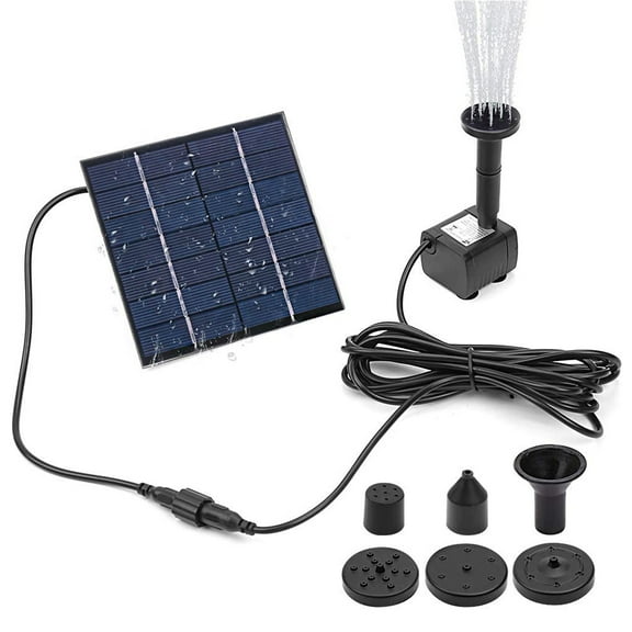 Aibecy Mini Solar Fountain Pump Solar Water Pump Power Panel Kit Solar Panel Water Pump for Garden Pool