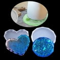 thumbnail image 2 of Resin Mold Coaster Geode Agate Epoxy Casting Mold for DIY Silicone Jewelry, 2 of 5