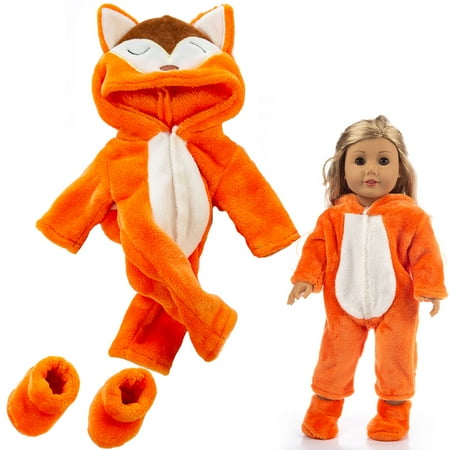 〖Follure〗Cute Animal Jumpsuit Clothes Coat Girl Toy For 18 inch Doll Accessory Gril's Toy