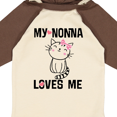 thumbnail image 4 of Inktastic Nonna Loves Me Girls Girls Long Sleeve Baby Bodysuit, 4 of 5