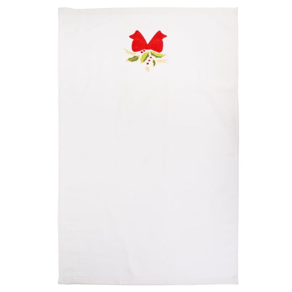 Shisuyan Christmas Embroidered Face Towel Exquisite Facial Cleaning Towel Creative Christmas Gift for Home (Bow-knot Pattern)