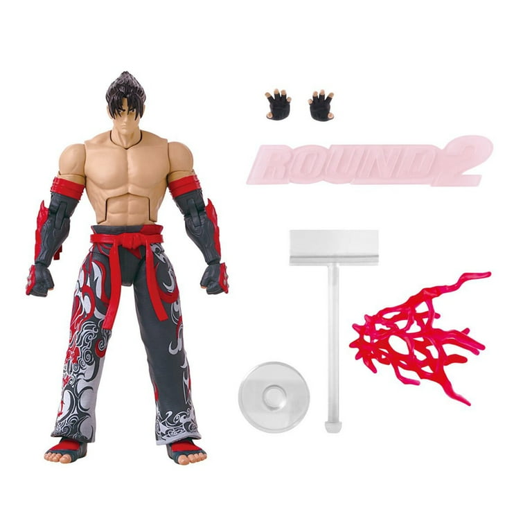BANDAI NAMCO Jin Kazama Action Figure, 6 inches, Collectible