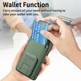 thumbnail image 3 of Allytechgroup Galaxy A21s Wallet Case with Card Holder, Hybrid TPU Back Cover Kickstand Bumper Anti-Scratch Slim Case Cover for Samsung Galaxy A21s, Green, 3 of 8