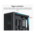 thumbnail image 3 of Montech Sky Two GX, E-ATX Mid Tower Case, High Airflow Performance, 3X 140mm PWM ARGB Fans Pre-Installed, Tempered Glass Side Panel, Metal Mesh Front, Type C, Support 4090 GPUs - Black, 3 of 6