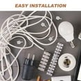 thumbnail image 3 of OULII 10Pcs Lamp Finials Connector Zinc Alloy Decoration For Interior Design White, 3 of 8