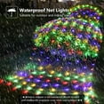 thumbnail image 3 of 12.5ft x 5ft 390 LED Connectable Christmas Net Lights, 8 Modes Low Voltage Bush Mesh Fairy String Lights, Christmas Decorative Lights for Home, Garden, Wedding, Xmas Tree Decorations(Multicolor), 3 of 7