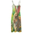 thumbnail image 5 of Easter Bunnies Rabbits Sleeveless Dress Woman Fashion Long Dresses Women's Summer Suit Dress Summer 2025 Women, 5 of 7