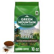 Green Mountain Coffee Roasters Sumatra Reserve, Fair Trade, Dark Roast, Ground Coffee, 10 oz