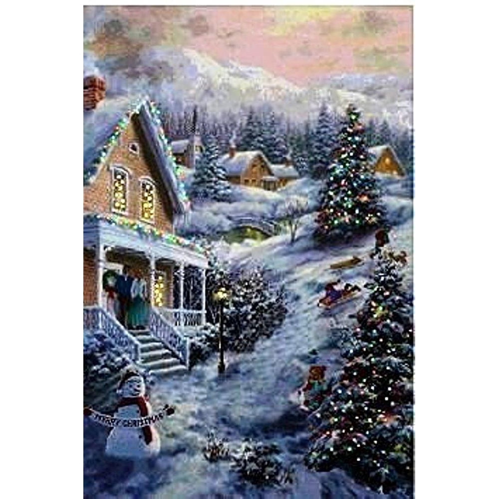 Lightahead Merry Christmas.A Fiber Optic Christmas Tapestry with