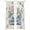 Blue, variant on Christmas Sheer Curtains 84 Inch Length 2 Panels Set Window Treatments, Retro Snowflakes Floral Eucalyptus Leaves Rod Pocket Semi Curtains for Living Room/Bedroom/Kitchen Décor, 104"W x 84"L