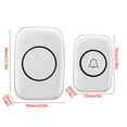 thumbnail image 2 of JMYHOAM Wireless Doorbell Household Electronic Remote Control Digital Dingdong Doorbell Children and Elderly Wireless Pager Door Bell for Home, 2 of 2