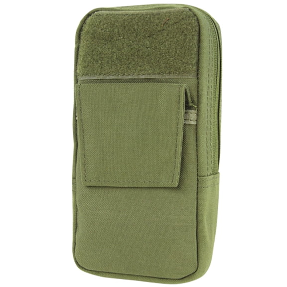 Condor MA57 GPS Cell Phone Gadget Double Zipper MOLLE Pouch - OD Green