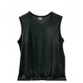 thumbnail image 6 of Dagugfen Workout Tank Tops for Men Mesh Breathable Regular Fitted Sleeveless Crew Neck Basic Layer Tops Summer Outdoor Activewear Tanks, 6 of 7