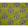 thumbnail image 4 of oneOone Polyester Lycra Lime Green Fabric Leaves & Floral Block Diy Clothing Quilting Fabric Print Fabric By Yard 56 Inch Wide, 4 of 4