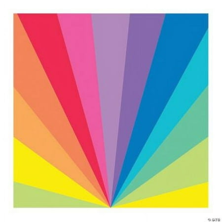 Rainbow Backdrop Banner Birthday Party Decor 1 Piece