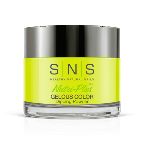 SNS Gelous Colors Lumi Glam LG Collection Dip Powder, 1.5oz (LG17 GLOW - Evinrude, Wake Up!)