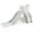 Gray + White, variant on GVN 6-in-1 Toddler Slide with Basketball Hoop and Ladder, Indoor Slide for Indoor, Kids, Gray