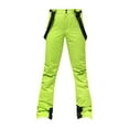 thumbnail image 3 of SHENGSI Womens Ski Snow Trousers Lightweight Mountain Bib Pants Women's Snow Ski Waterproof Fleece Lined Pants Insulated Hiking Mountain Pants, 3 of 6