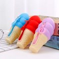 thumbnail image 3 of Coin Purse Silicone Zipper Ice Cream Shape Coin Pouch Coin Wallet Bag Charm, 3 of 6