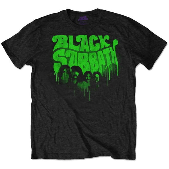 Men's Black Sabbath Graffiti Slim Fit T-shirt Small Black