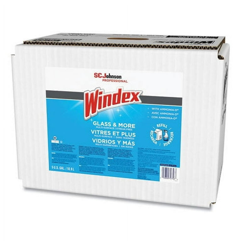 Glass Cleaner with Ammonia-D, 5 gal Bag-in-Box Dispenser Glass Cleaner with Ammonia-D, 5 gal Bag-in-Box Dispenser