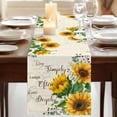 thumbnail image 3 of Table Runners 72 Inches Long Dress Scarves, Yellow Sunflower Farmhouse Kitchen/Dining Table Runner, Coffee Tablerunners, Summer Botanical Elegant Pastoral Floral 16x72 Inch, 3 of 9