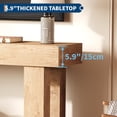 thumbnail image 3 of Kojooin 63 Inch Farmhouse Console Table for Entryway, Wooden Sofa Table for Hallway or Behind Couch, 3 of 7