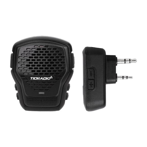 TIDRADIO Wireless Speaker Mic for Ham Radio/GMRS Radio, Bluetooth PTT Microphone with AI Noise Reduction, Phone Communication, Baofeng Accessories for UV-5R Mini 5RM GM-15PRO UV-32 888S RT22 Wa