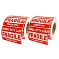 thumbnail image 1 of FungLam 4000 Fragile Stickers for Shipping/Moving/Packing (500 Labels per Roll), 1 of 9